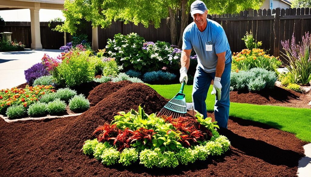 Gartengestaltung mit Mulch