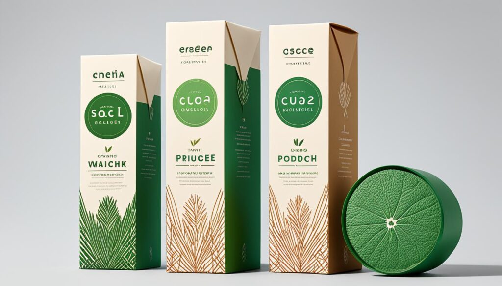 Minimalistisches Verpackungsdesign